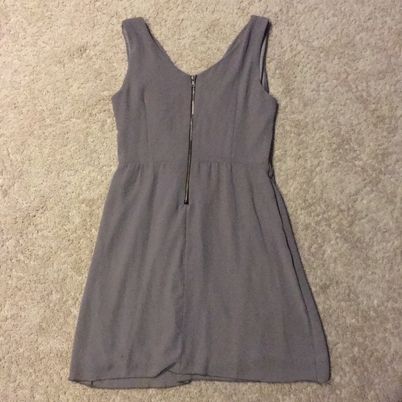 Flirty Gray Dress - Picture 6 of 7